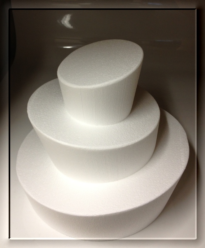 Base Wonky Small in polistirolo per torte e cake design - Polimatrix Shop